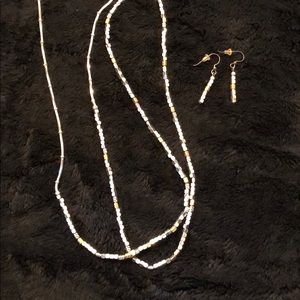 Necklace and earring